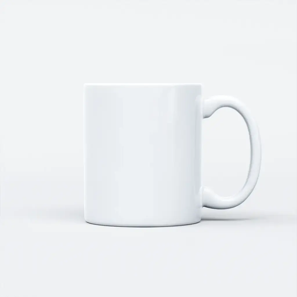 Mug (12 Oz, Brillo [UV] Total, Blanco (Sublimable))